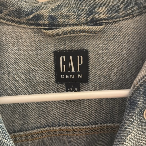 Gap Light Blue Classic Long Sleeve Denim Jacket EUC Size Small - Picture 3 of 3